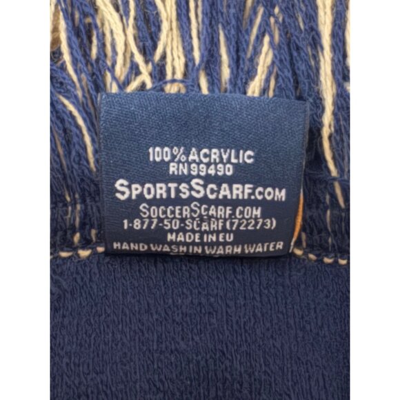 Reversible Knit Scarf With "Beat Air Force" & "Go Navy" Text Miltary Rivalry - Picture 8 of 8